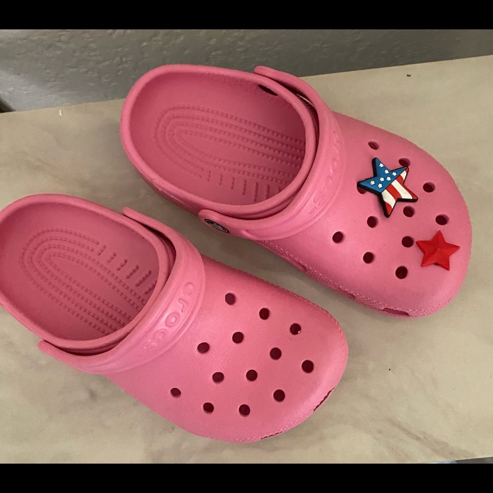 Kids Pink Crocs